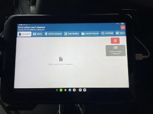 Tablet se softwarem 